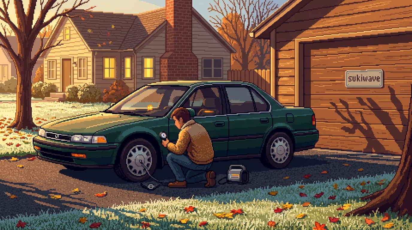 The Cold Snap PSI Trap: Why Autumn Chills Trigger False TPMS Panic (And Why Lowering Winter Tire Pressure Is a Lethal Myth)